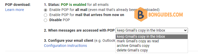 How To Enable POP And IMAP In Gmail Account   Bg029 